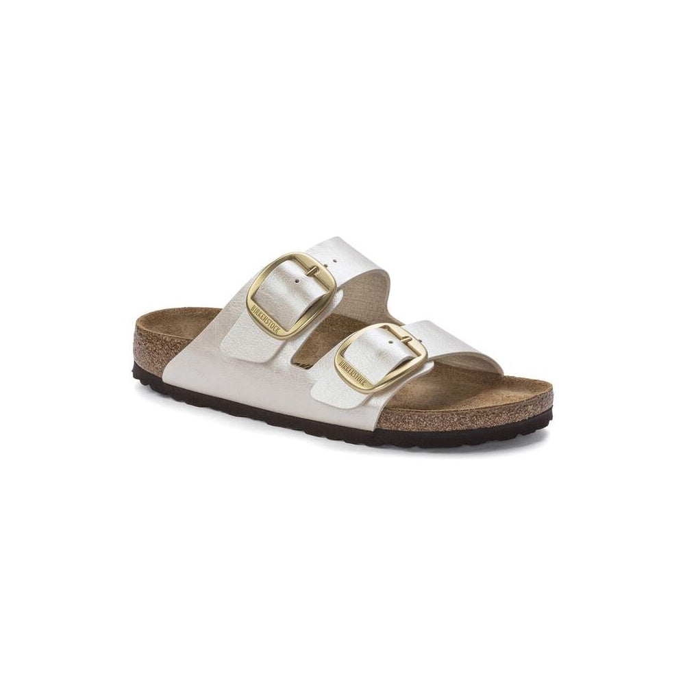 Birkenstock Ciabatte Donna Arizona Big Buckle Graceful Pearl White 1020021