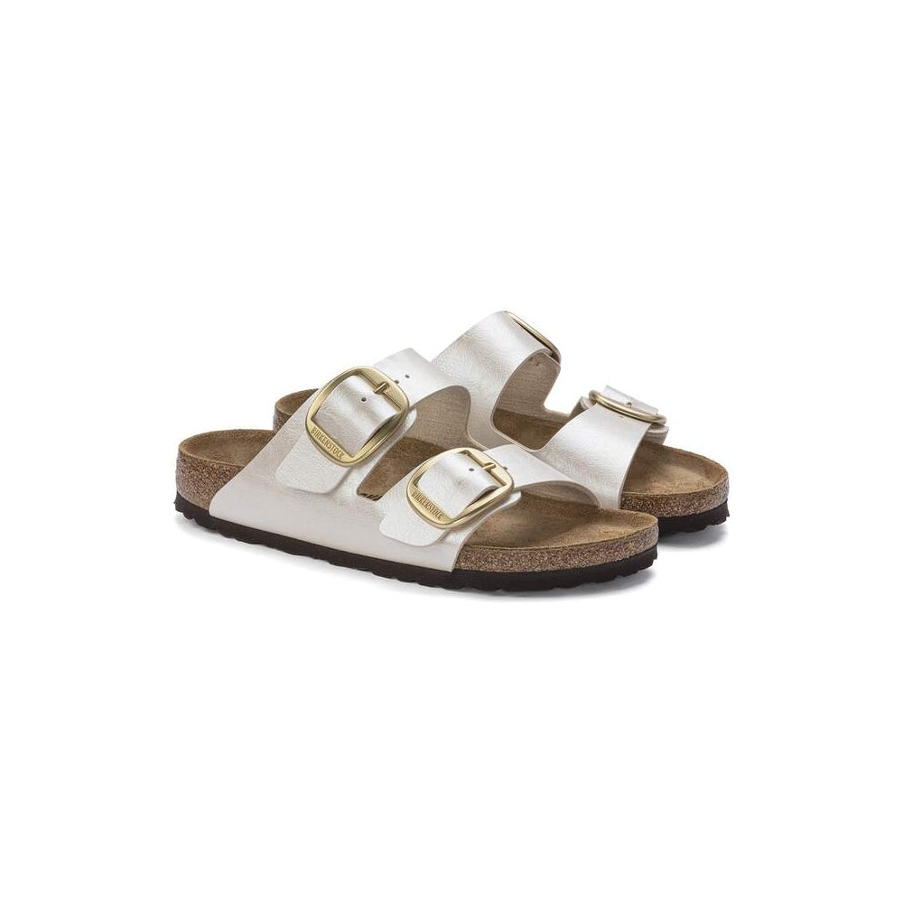 Birkenstock Ciabatte Donna Arizona Big Buckle Graceful Pearl White 1020021