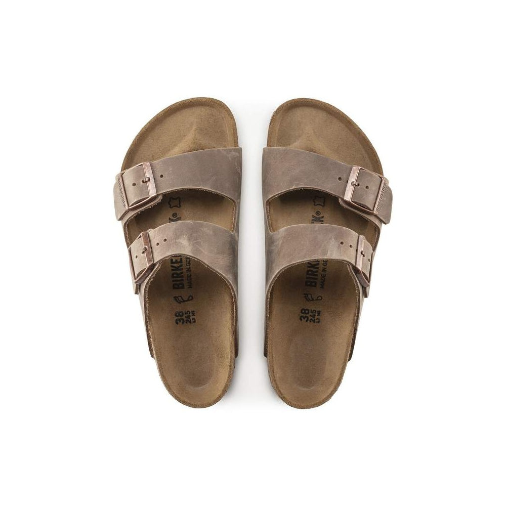 Birkenstock Men's Arizona Tobacco Brown Slippers 352203