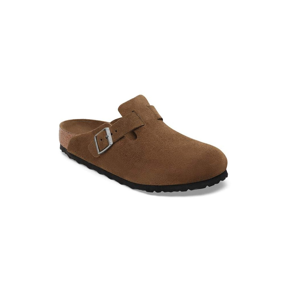 Birkenstock Unisex Closed Slippers Boston SFB Dark Tea 1030861