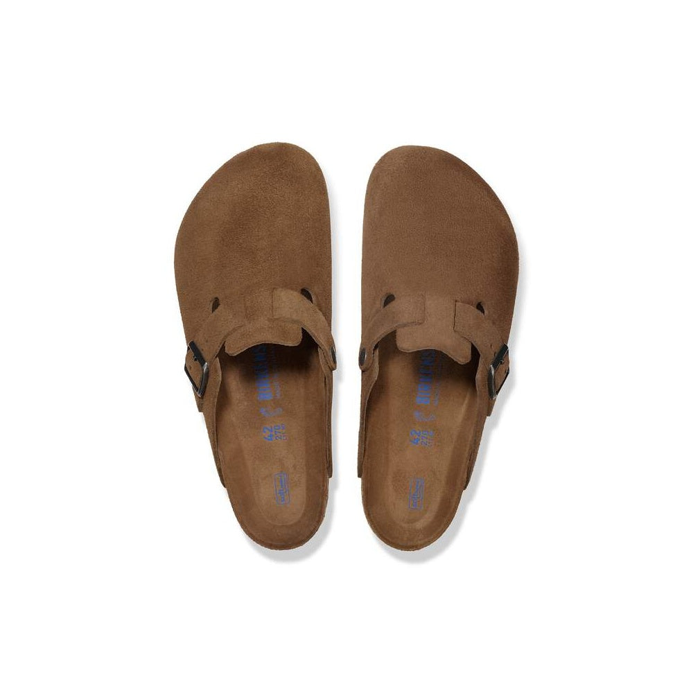 Birkenstock Unisex Closed Slippers Boston SFB Dark Tea 1030861