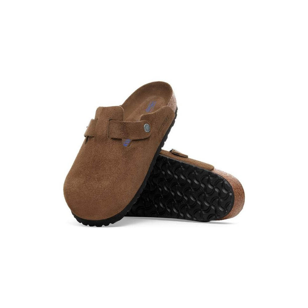 Birkenstock Unisex Closed Slippers Boston SFB Dark Tea 1030861