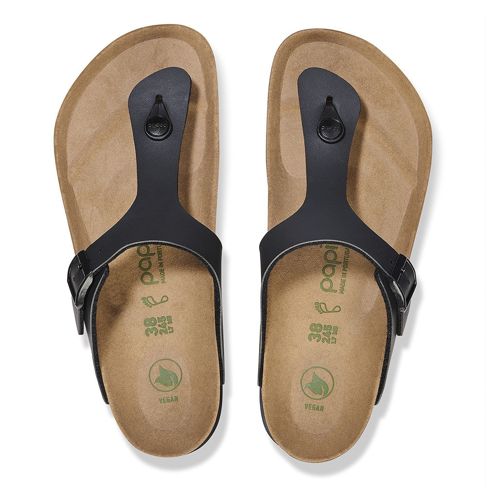 Birkenstock Gizeh Pap Flex Platform Black