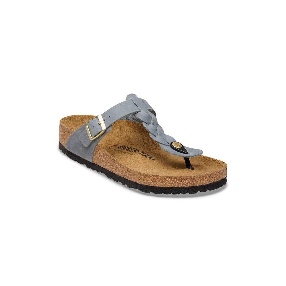 Birkenstock Infradito Donna Gizeh Braided Basalt Gray 1031751