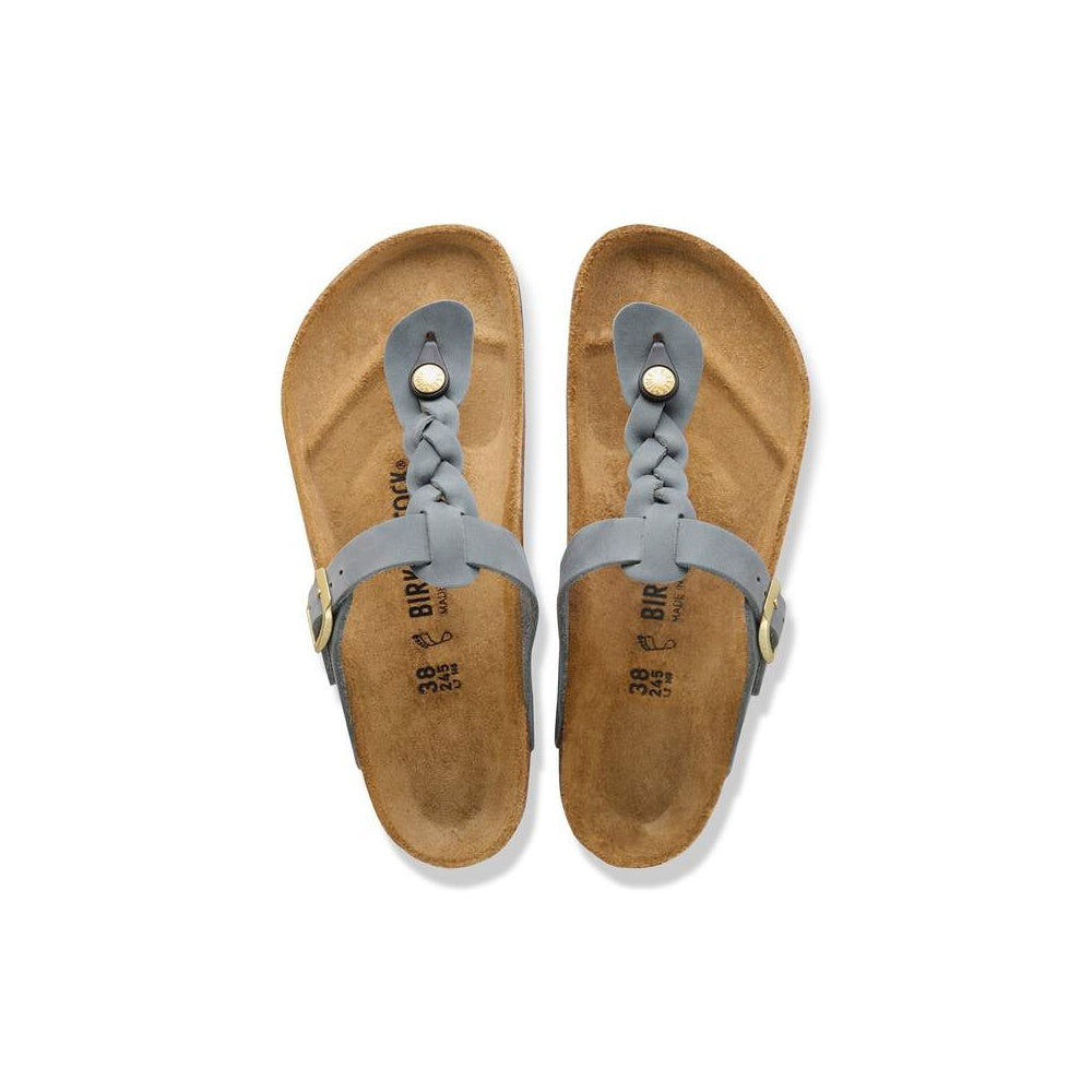 Birkenstock Infradito Donna Gizeh Braided Basalt Gray 1031751