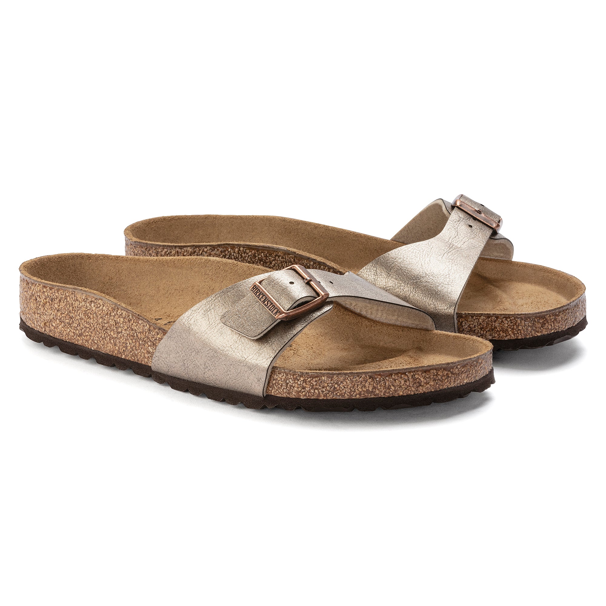  - ["Birkenstock","Ciabatte","Donna","Scarpe"] - Birkenstock Madrid Graceful Taupe Birko Flor - Lupis SRL