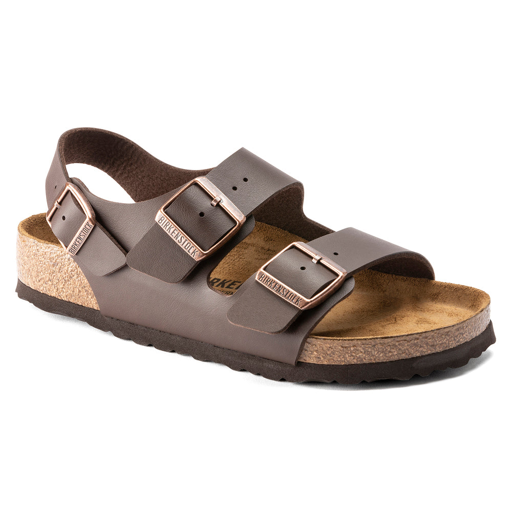  - ["Birkenstock","Donna","Sandali","Scarpe","Uomo"] - Birkenstock Milano BS Dark Brown - Lupis SRL
