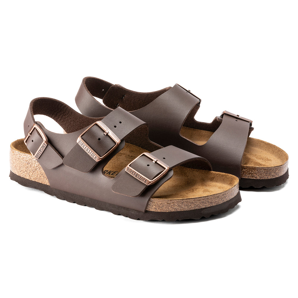  - ["Birkenstock","Donna","Sandali","Scarpe","Uomo"] - Birkenstock Milano BS Dark Brown - Lupis SRL