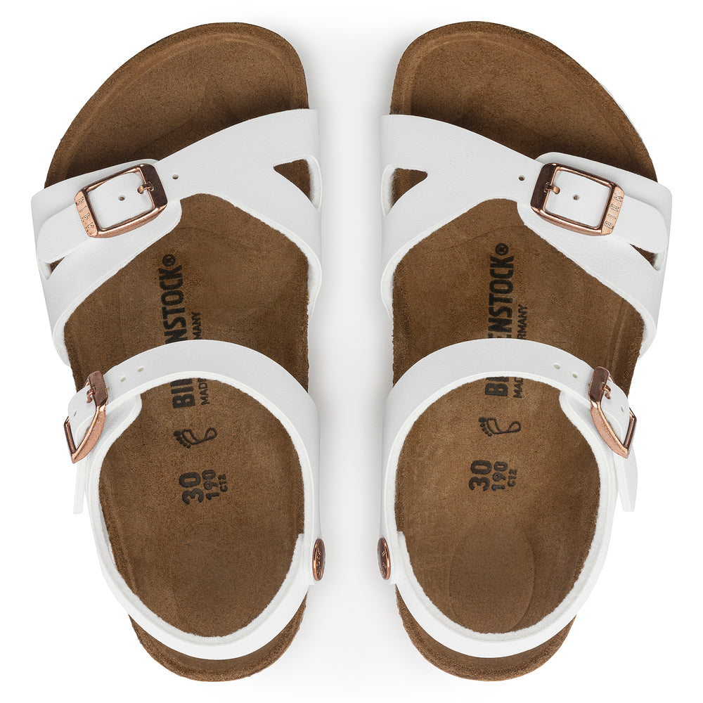  - ["Birkenstock","Kids","Sandali","Scarpe"] - Birkenstock Rio Kids White - Lupis SRL