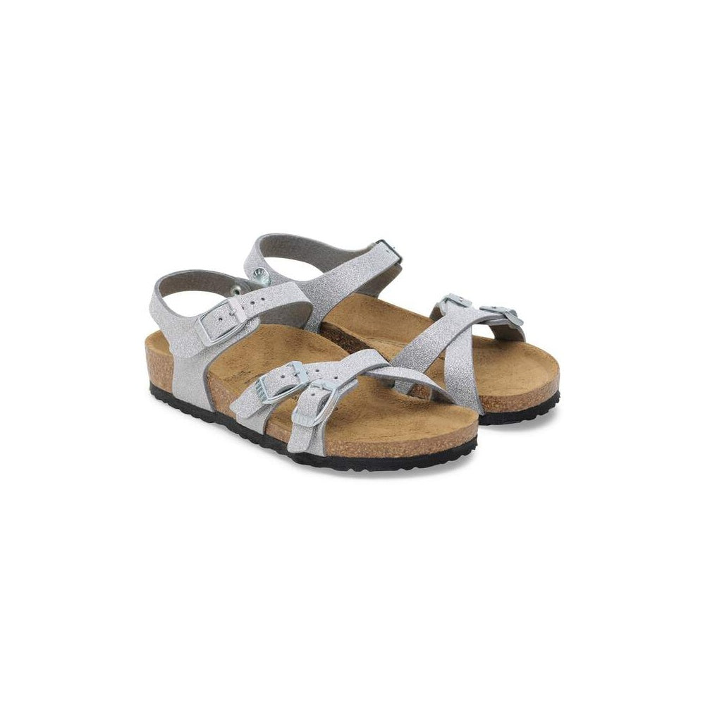 Birkenstock Sandals Kids Kumba Kids Shiny Glitter Silver 1030536