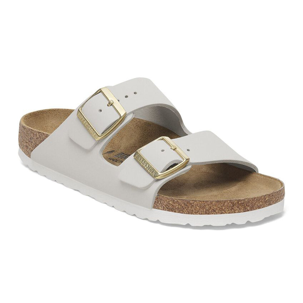'- ["Birkenstock","Ciabatte","Donna","PE25","Scarpe"] - Birkenstock Arizona Antique White Nubuck Leather - Lupis SRL