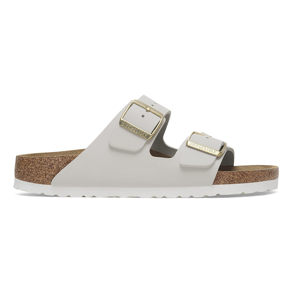 '- ["Birkenstock","Ciabatte","Donna","PE25","Scarpe"] - Birkenstock Arizona Antique White Nubuck Leather - Lupis SRL