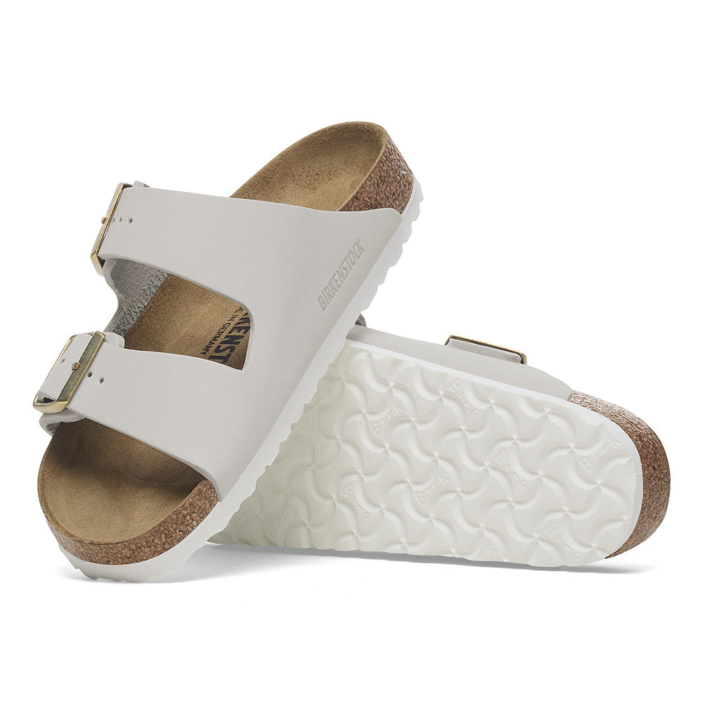 '- ["Birkenstock","Ciabatte","Donna","PE25","Scarpe"] - Birkenstock Arizona Antique White Nubuck Leather - Lupis SRL