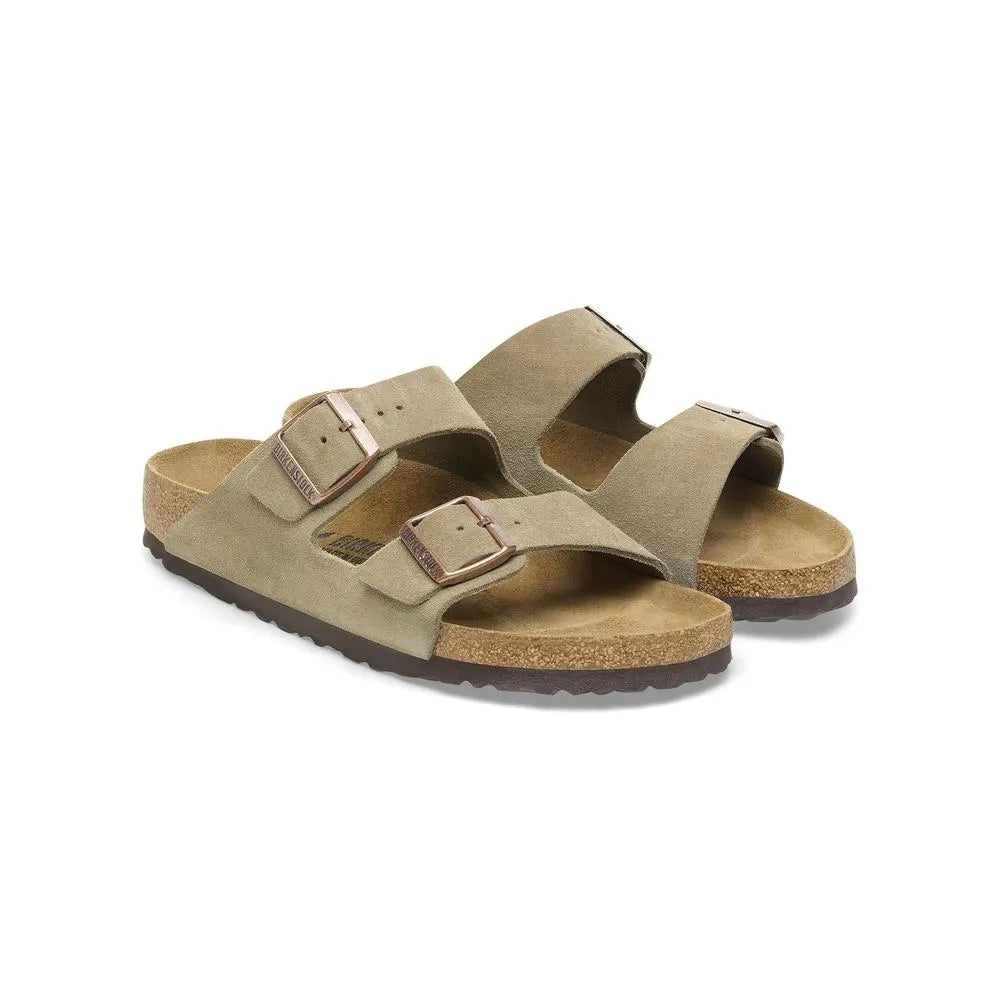  - ["Birkenstock","Ciabatte","Donna","PE25","Scarpe","Unisex","Uomo"] - Birkenstock Arizona Taupe Suede Leather - Lupis SRL