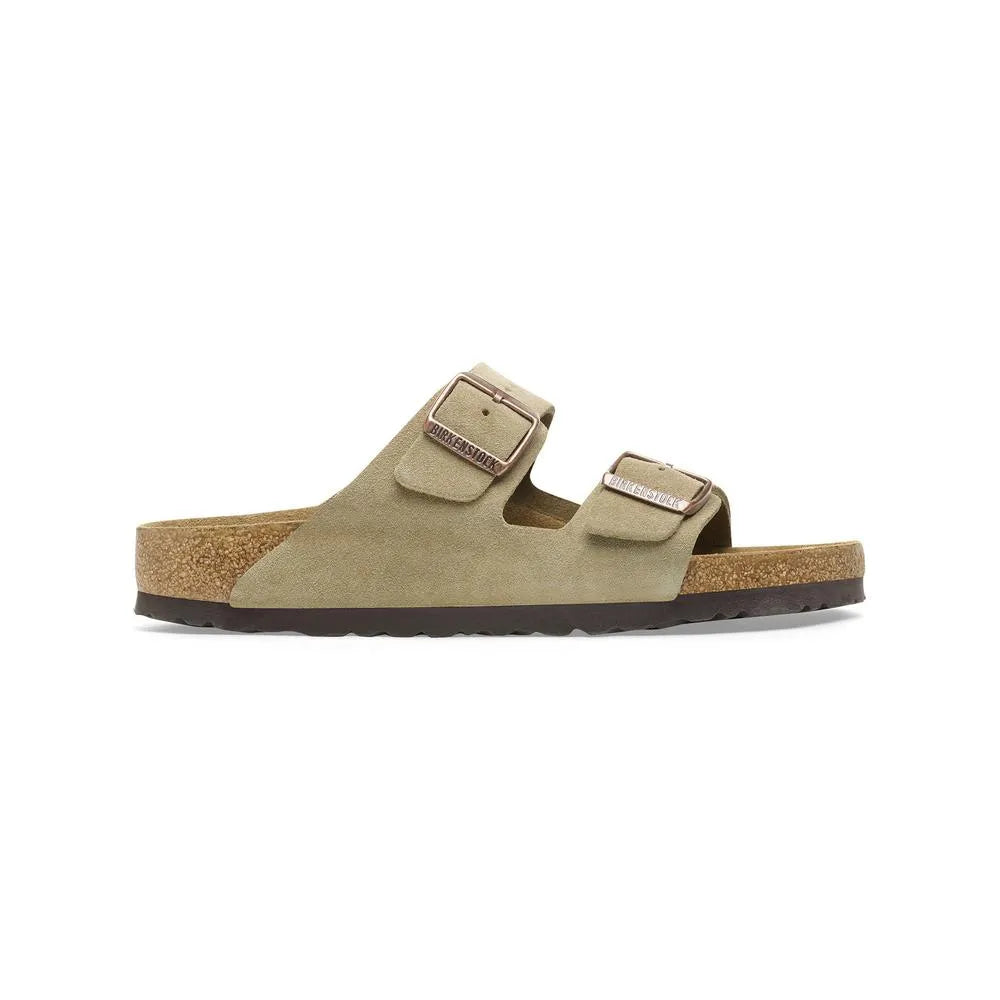  - ["Birkenstock","Ciabatte","Donna","PE25","Scarpe","Unisex","Uomo"] - Birkenstock Arizona Taupe Suede Leather - Lupis SRL