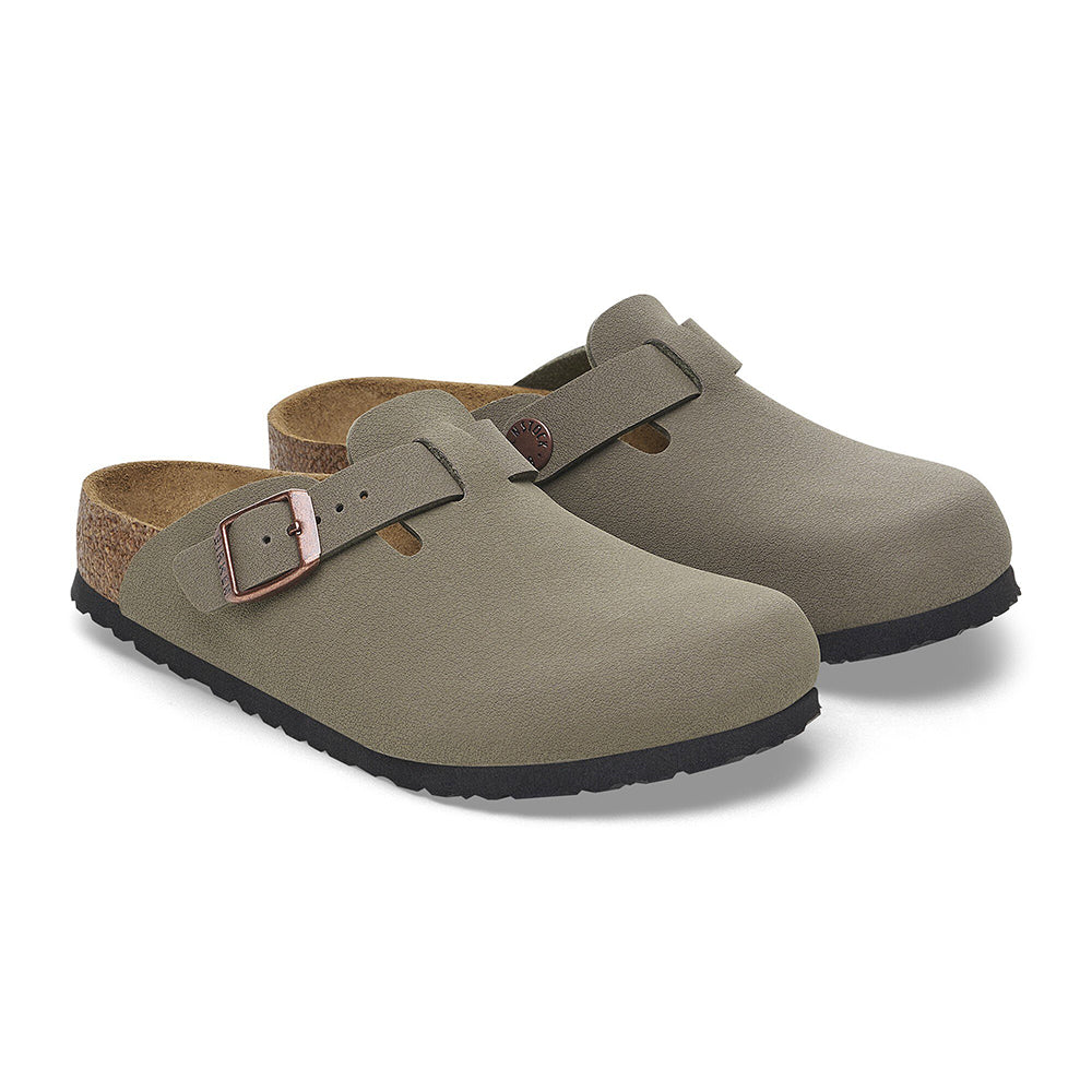 '- ["Birkenstock","Ciabatte","Kids","PE25","Scarpe"] - Birkenstock Boston Kids Stone Birkibuc - Lupis SRL