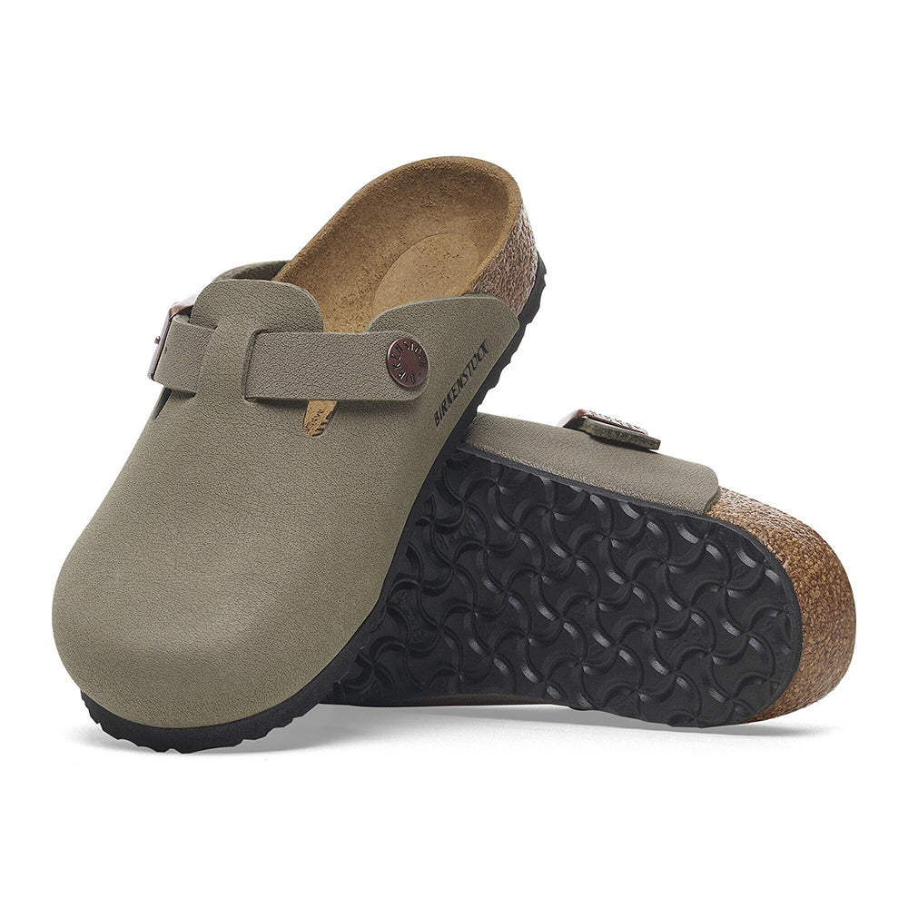 '- ["Birkenstock","Ciabatte","Kids","PE25","Scarpe"] - Birkenstock Boston Kids Stone Birkibuc - Lupis SRL