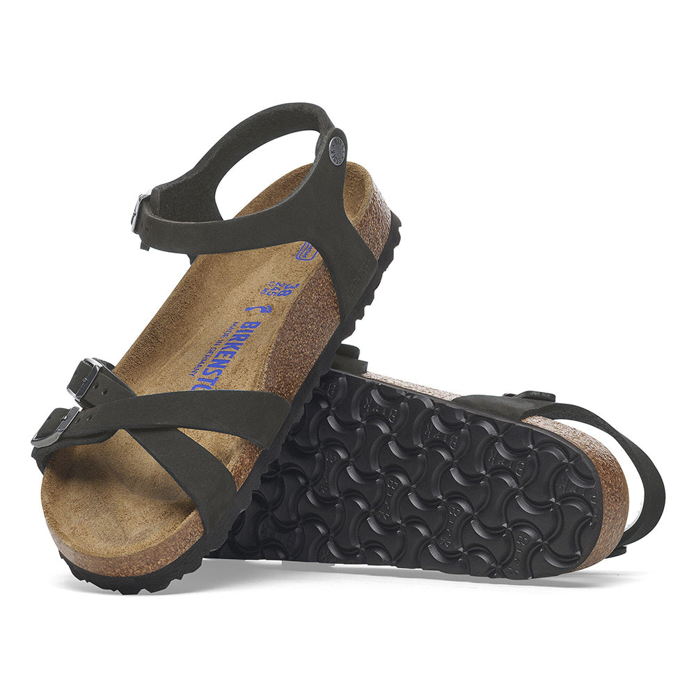  - ["Birkenstock","Ciabatte","Donna","PE25","Scarpe"] - Birkenstock Kumba Sfb Black Nubuck Leather - Lupis SRL