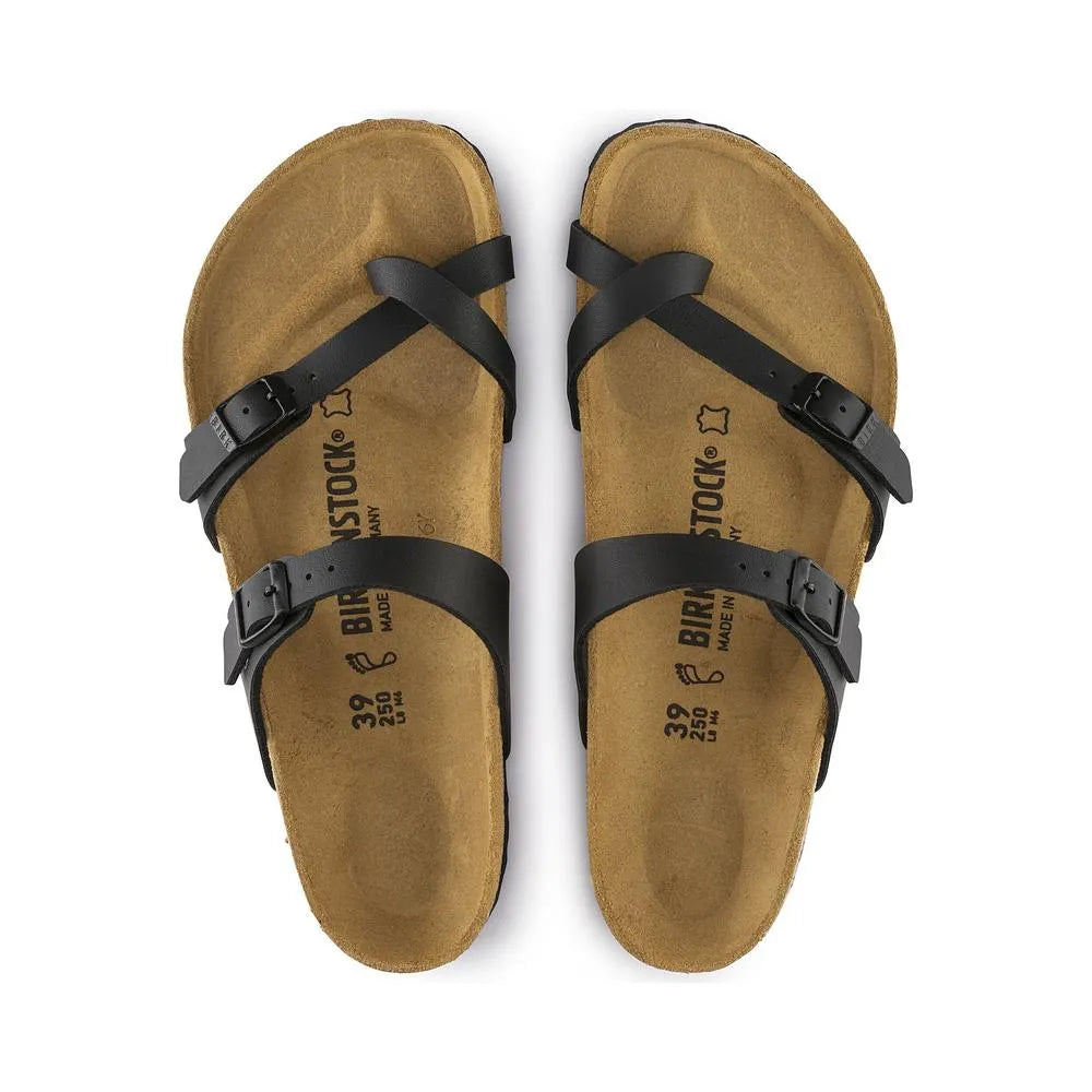 '- ["Birkenstock","Ciabatte","Donna","PE25","Scarpe"] - Birkenstock Mayari Black Birko Flor - Lupis SRL