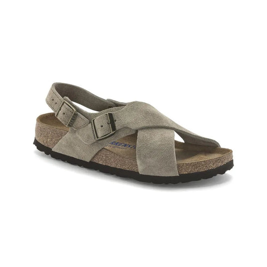  - ["Birkenstock","Ciabatte","Donna","PE25","Scarpe"] - Birkenstock Tulum Sfb Taupe Suede Leather - Lupis SRL