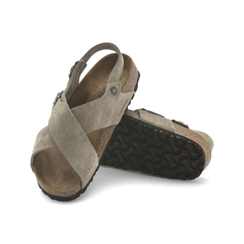  - ["Birkenstock","Ciabatte","Donna","PE25","Scarpe"] - Birkenstock Tulum Sfb Taupe Suede Leather - Lupis SRL