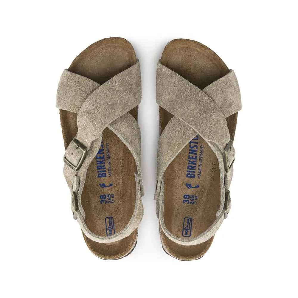 '- ["Birkenstock","Ciabatte","Donna","PE25","Scarpe"] - Birkenstock Tulum Sfb Taupe Suede Leather - Lupis SRL