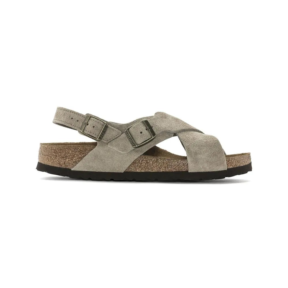 '- ["Birkenstock","Ciabatte","Donna","PE25","Scarpe"] - Birkenstock Tulum Sfb Taupe Suede Leather - Lupis SRL