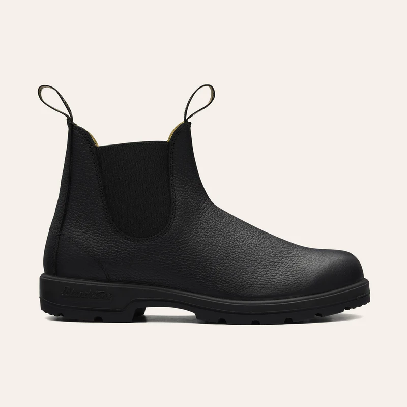  - ["Blundstone","Donna","Scarpe","Stivaletti"] - Blundstone 1447 Dnr Pu/Tpu Elastic Sided V Cut Black Pebble - Lupis SRL