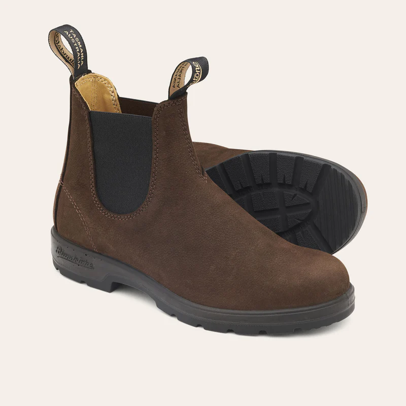  - ["Blundstone","Donna","Scarpe","Stivaletti","Uomo"] - Blundstone 1606 Dr Pu/Tpu Lined Elastic Sided V Cut Brown Pebble - Lupis SRL