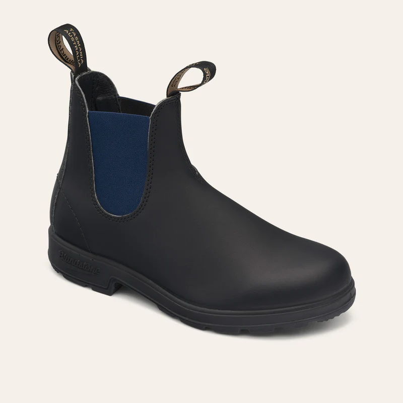 Blundstone 1917 Coloured Elastic Sided Boot Black Navy Lupis SRL
