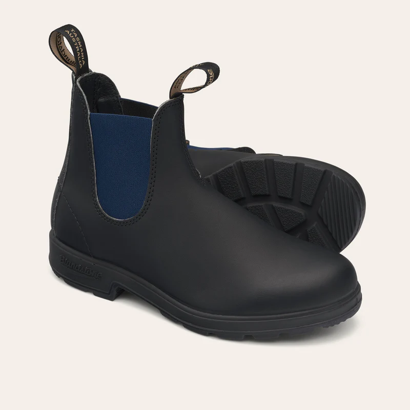 '- ["Blundstone","Donna","Scarpe","Stivaletti"] - Blundstone 1917 Coloured Elastic Sided Boot Black Navy - Lupis SRL