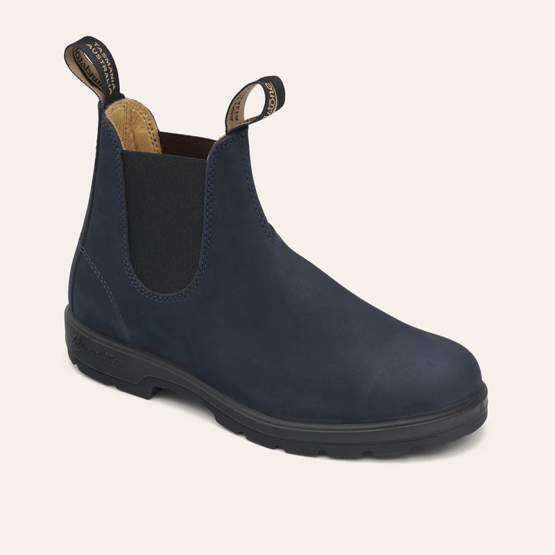 '- ["Blundstone","Donna","Nuovo","Scarpe","Stivaletti"] - Blundstone 1940 Elastic Sided Boot Navy Nubuk - Lupis SRL