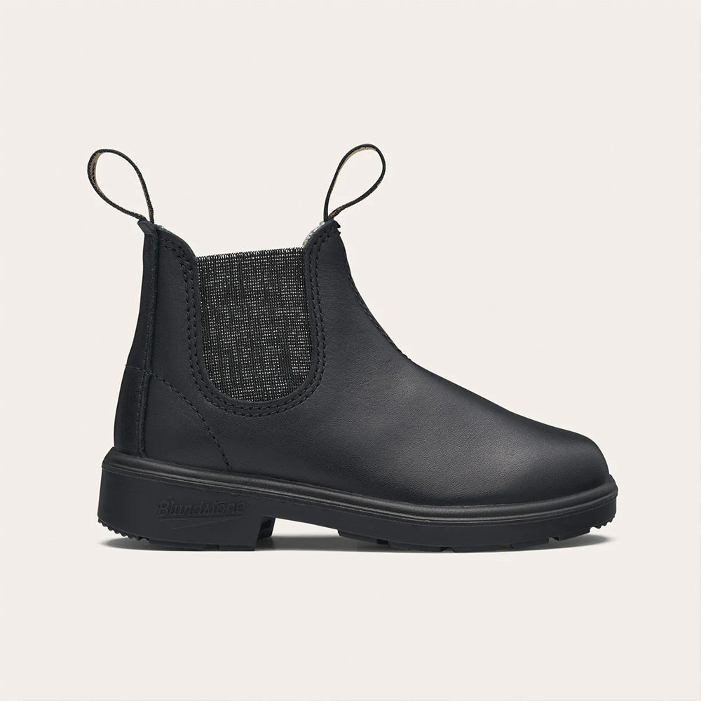  - ["Blundstone","Kids","Scarpe","Stivaletti"] - Blundstone 2096 Nero Glitter Kids Elastic Sided Boot Silver Glitter - Lupis SRL