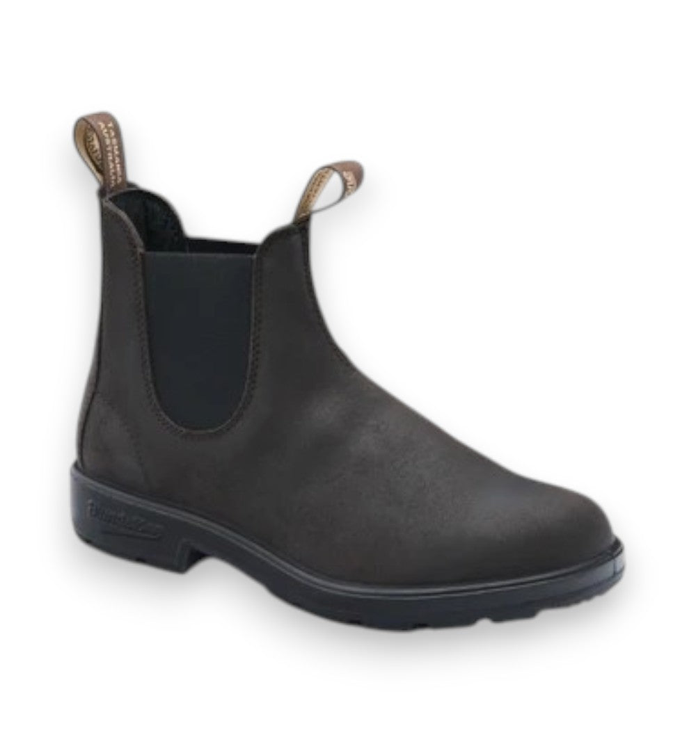 Blundstone 2610 Dark Brown Chelsea Boots Waxed Suede