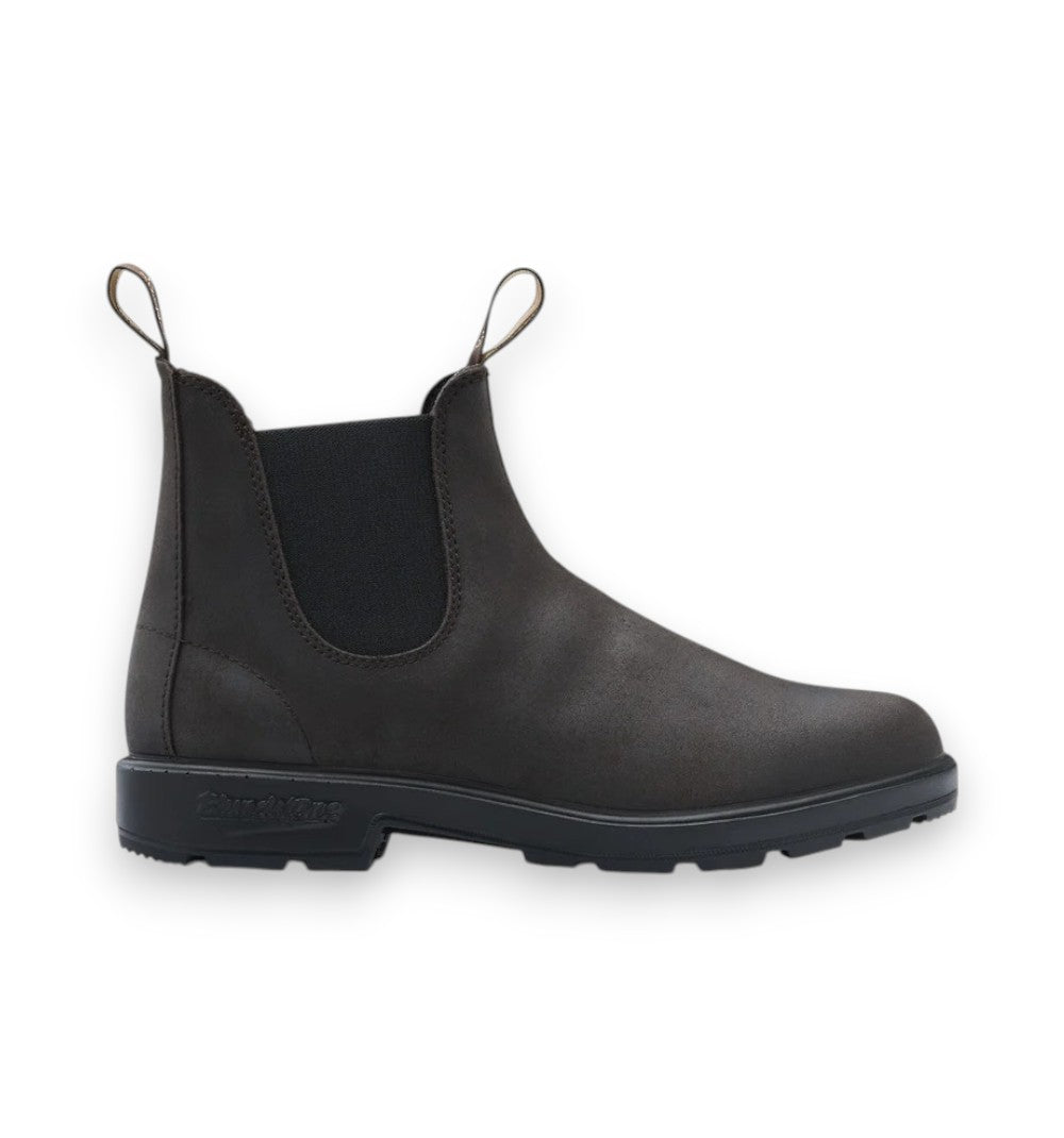 Blundstone 2610 Dark Brown Chelsea Boots Waxed Suede