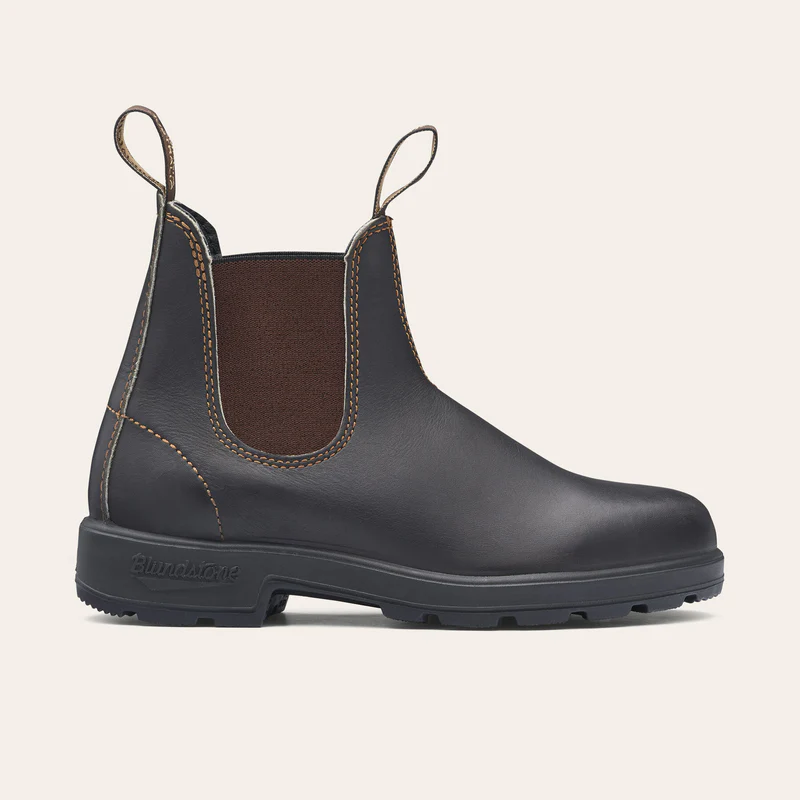  - ["Blundstone","Donna","Scarpe","Stivaletti"] - Blundstone 500 Elastic Sided Boot Brown - Lupis SRL