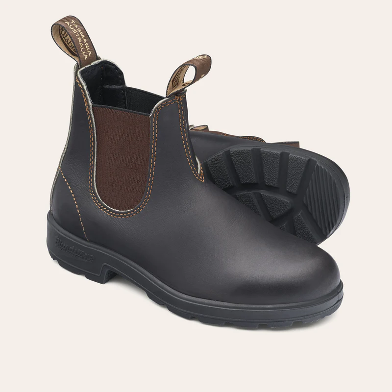  - ["Blundstone","Donna","Scarpe","Stivaletti"] - Blundstone 500 Elastic Sided Boot Brown - Lupis SRL