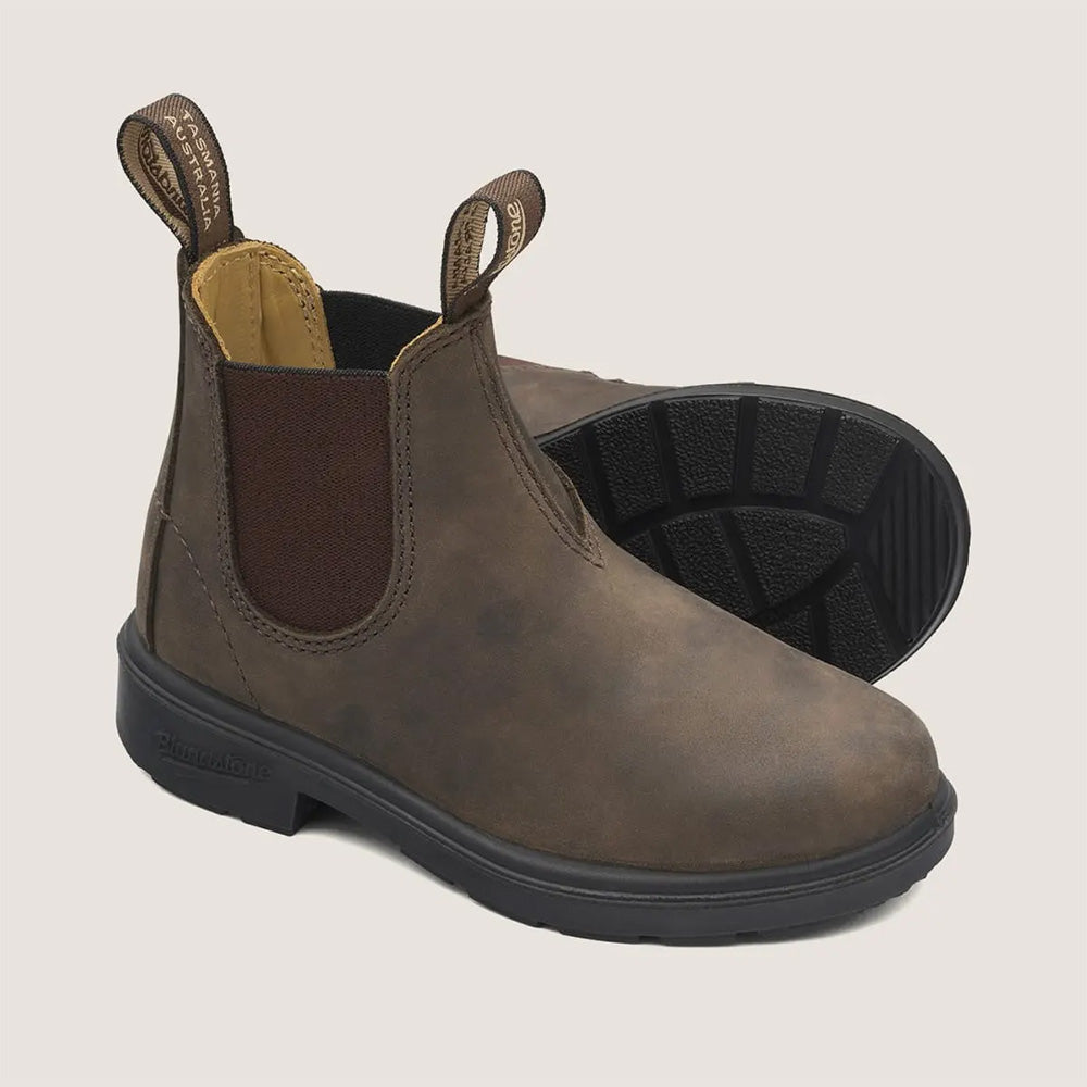 '- ["Blundstone","Kids","Nuovo","Scarpe","Stivaletti"] - Blundstone 565 Kids Elastic Sided Boot Rustic Brown - Lupis SRL