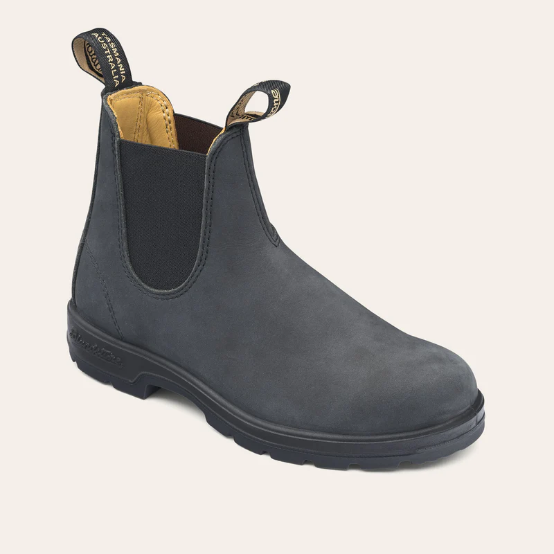 '- ["Blundstone","Donna","Nuovo","Scarpe","Stivaletti","Ultima Taglia"] - Blundstone 587 Elastic Sided Boot Black Rustic - Lupis SRL