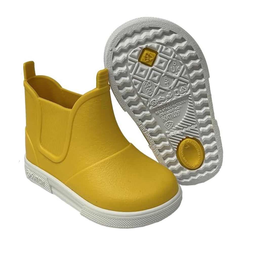  - ["BOATILUS smelly welly","Kids","Nuovo","Sandali","Scarpe","Stivali di gomma","Toddler","Ultima Taglia"] - Boatilus Baby Beatly Giallo White 06 - Lupis SRL