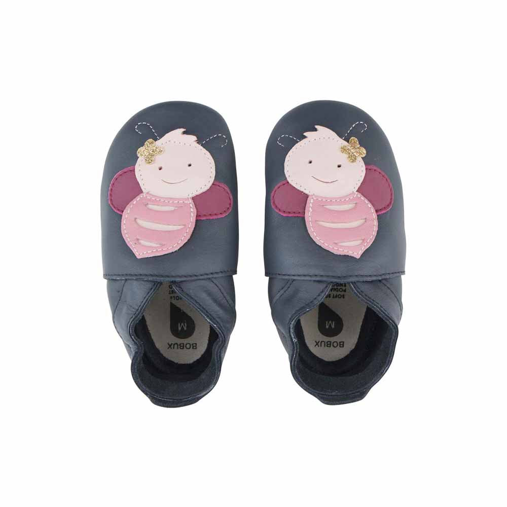  - ["Bobux","Infant","Kids","Pantofole","Scarpe","Soft Sole","Toddler"] - Bobux SS Bee Navy - Lupis SRL