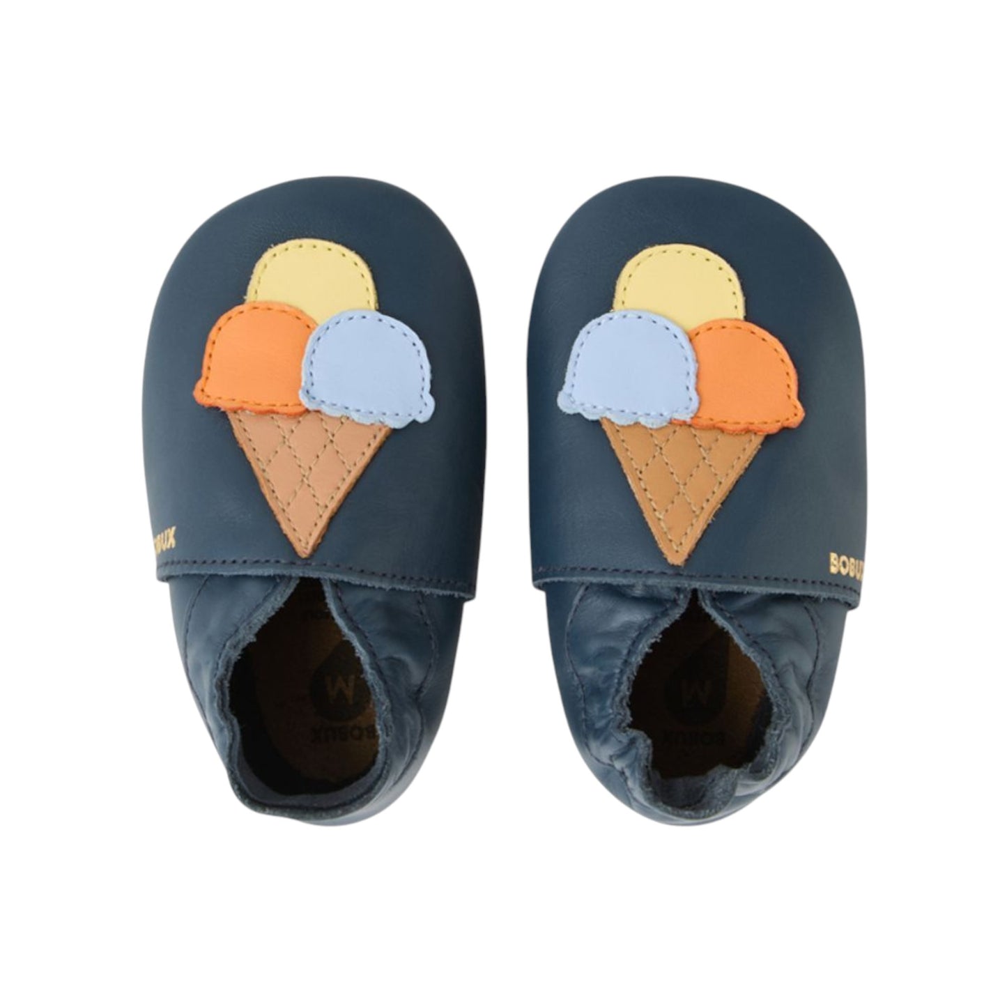 Bobux SS Ice Cream Navy Leather 1125-231-01