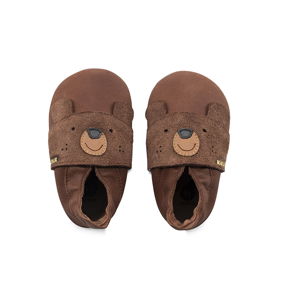  - ["Bobux","Infant","Kids","Nuovo","Pantofole","Scarpe","Soft Sole","Toddler","Ultima Taglia"] - Bobux Soft Sole Papa Bear Toffee - Lupis SRL