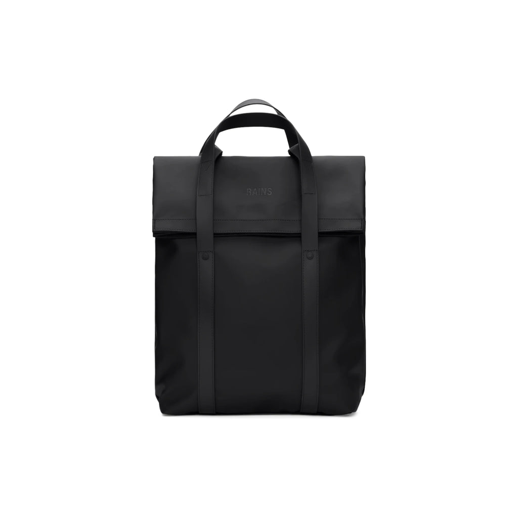  - ["Accessori","Borse","Donna","FW25","Rains","Unisex","Uomo"] - Borse Unisex Rains 2 Way Tote Backpack W3 Polyester Black 12940-BLA - Lupis SRL
