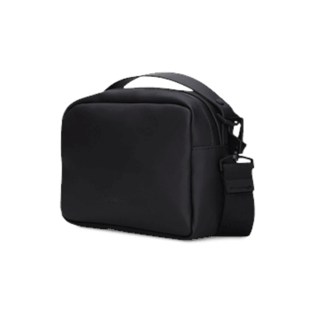  - ["Accessori","Borse","Donna","FW25","Rains","Unisex","Uomo"] - Borse Unisex Rains Box Bag W3 Polyester Black 14100-BLA - Lupis SRL