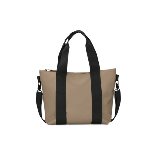 Borse Unisex Rains Tote Bag Micro W3 Polyester Beige 14180-BEI