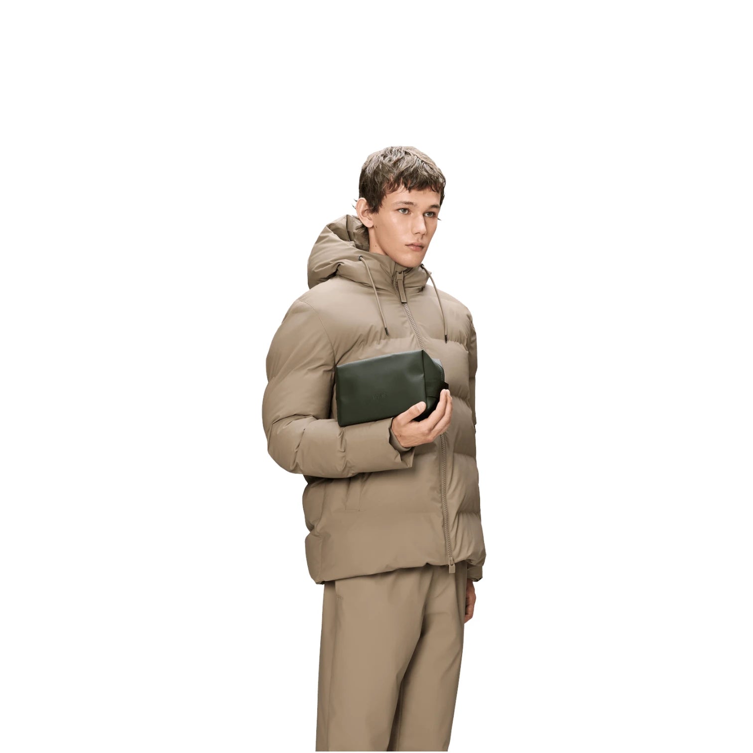  - ["Accessori","Borse","Donna","FW25","Rains","Unisex","Uomo"] - Borse Unisex Rains Wash Bag Small (W3) Polyester Lagoon 15580-LAG - Lupis SRL