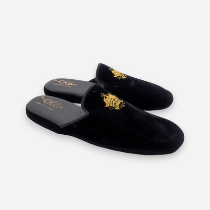 CRB 905 526 Nero Oro Ciabatta Busta