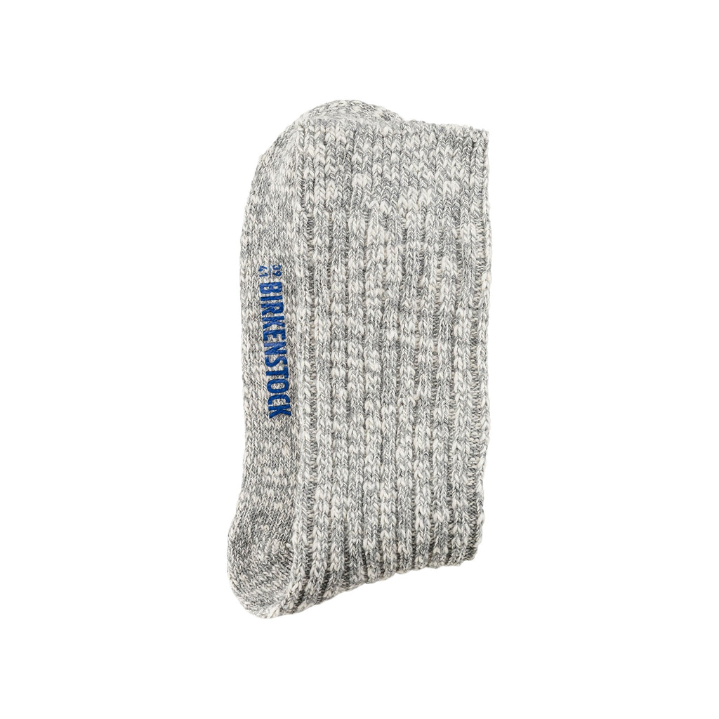  - ["Accessori","Birkenstock","Calze","Donna","FW25"] - Calze Donna Birkenstock Cotton Slub Cotone Elastan Gray White 1008032 - Lupis SRL