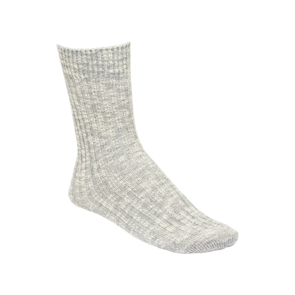  - ["Accessori","Birkenstock","Calze","Donna","FW25"] - Calze Donna Birkenstock Cotton Slub Cotone Elastan Gray White 1008032 - Lupis SRL